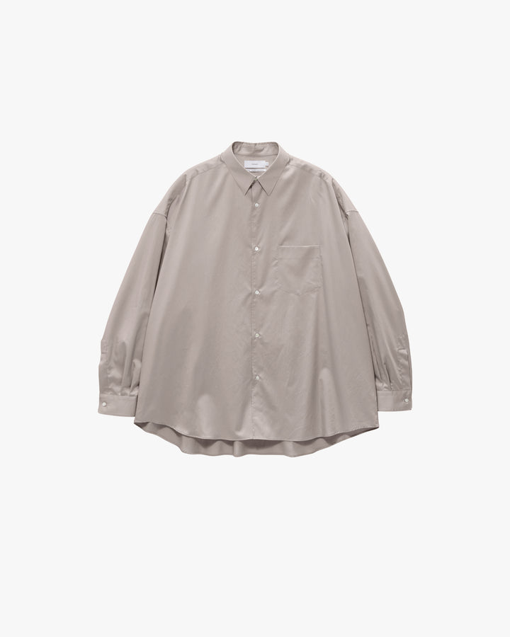 Silicon Poplin Oversized Regular Collar Shirt