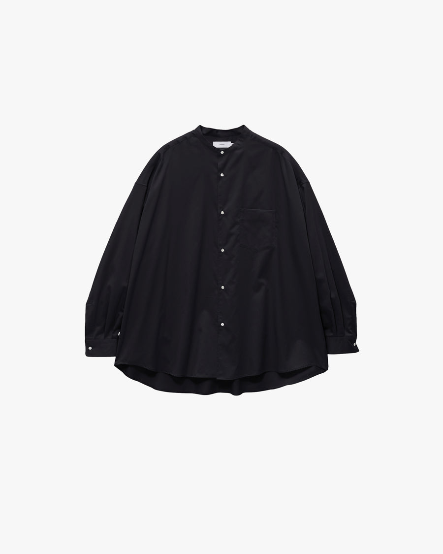 Silicon Poplin Oversized Band Collar Shirt – Graphpaper