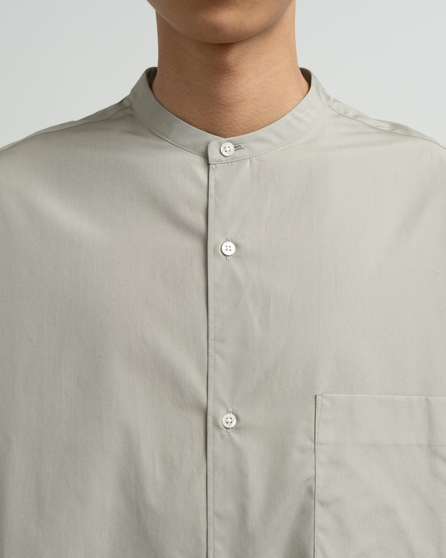 ALUMO for Graphpaper L/S Oversized Band Collar Shirt