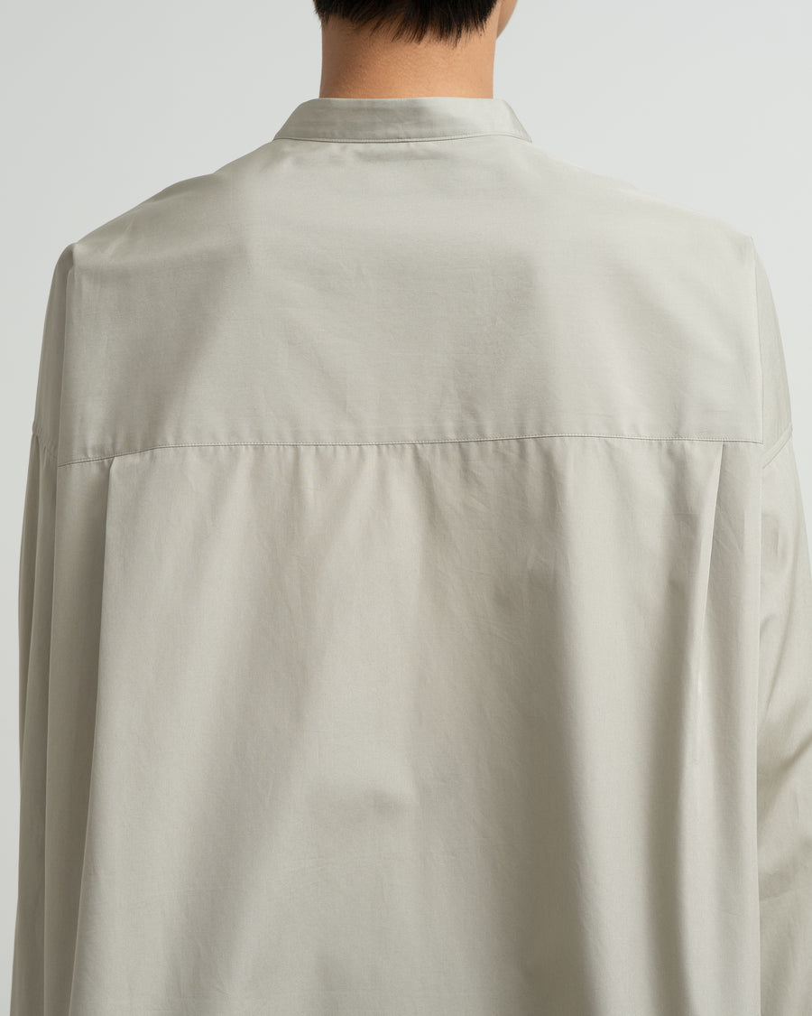 ALUMO for Graphpaper L/S Oversized Band Collar Shirt