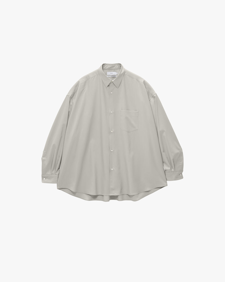Extra Fine Wool L/S Oversized Regular Collar Shirt – Graphpaper
