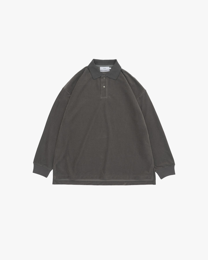 Pique Velour Jersey L/S Polo