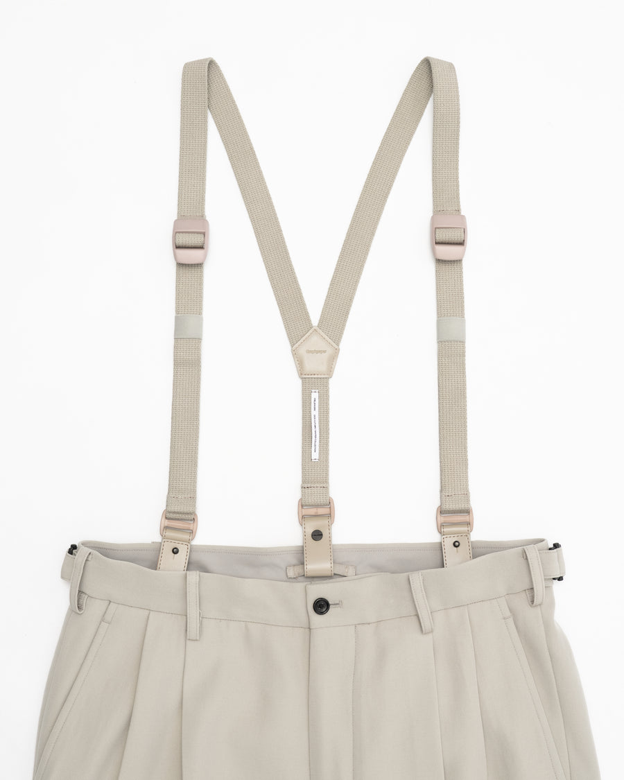 Back Satin Wool Gabardine Adjustable Trousers – Graphpaper