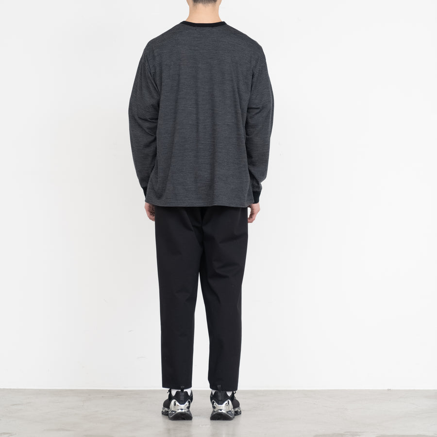 Wool Border L/S Tee