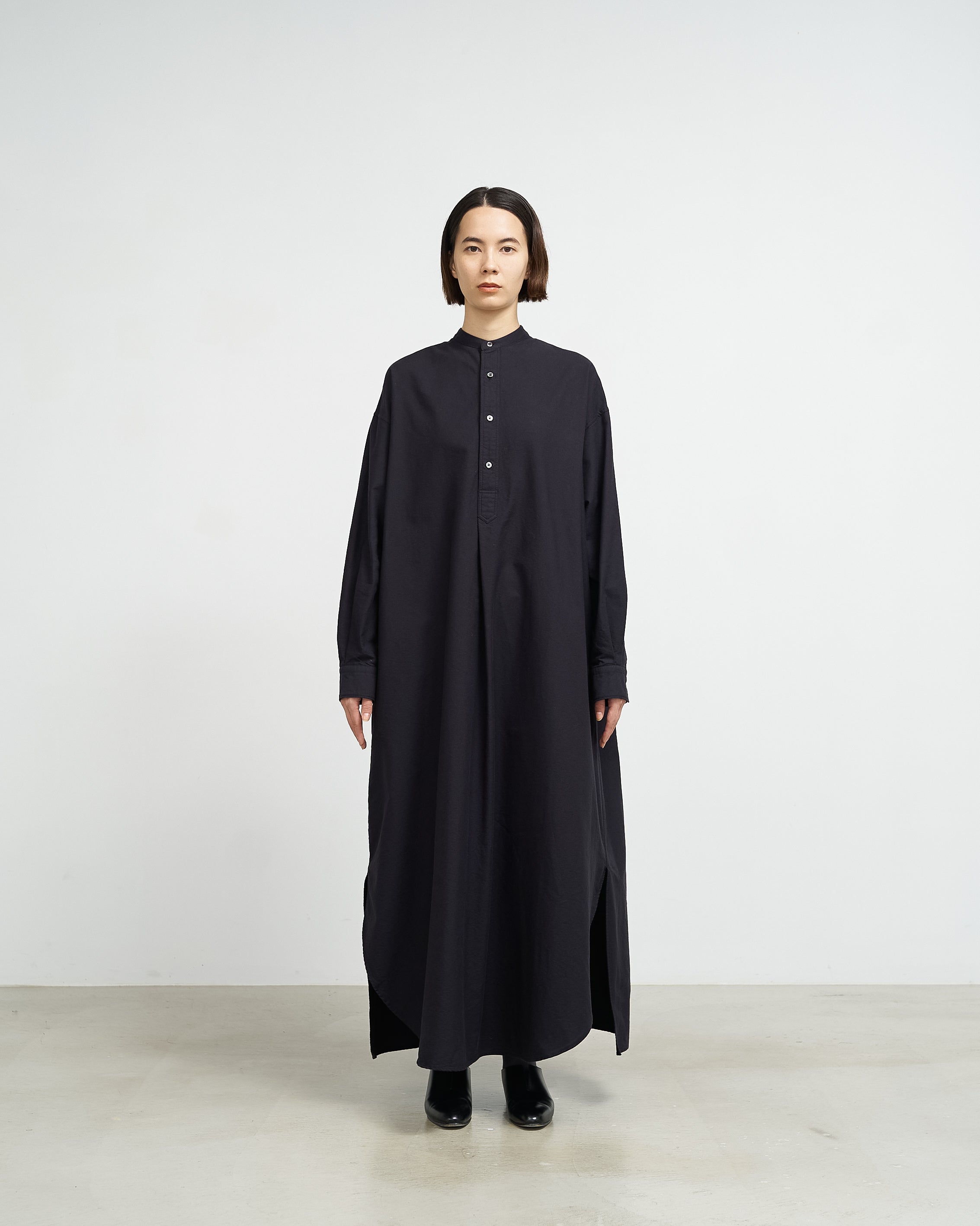 Oxford Oversized Band Collar Dress – Graphpaper
