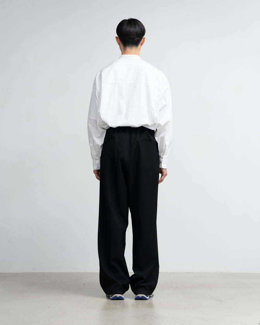 Scale Off Wool Wide Chef Pants