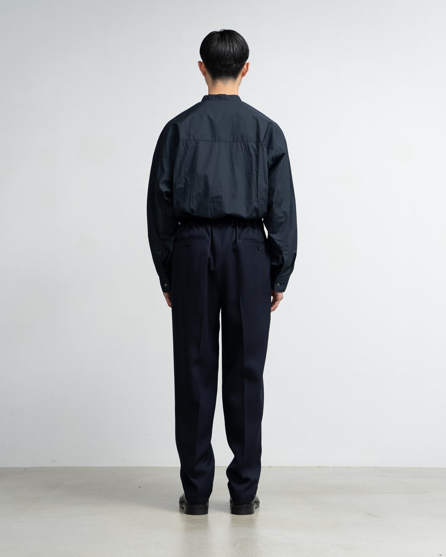 Scale Off Wool Tapered Trousers