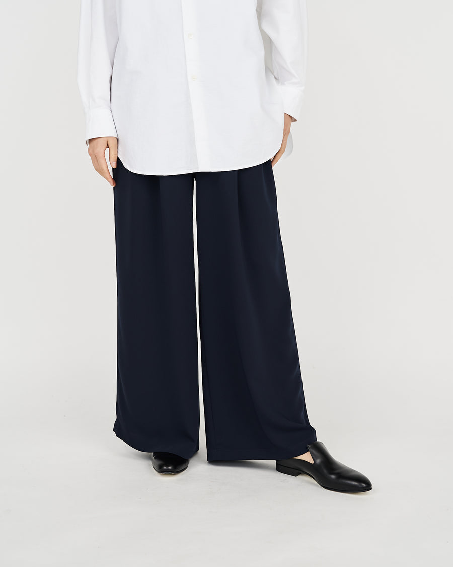 Satin Easy Wide Pants