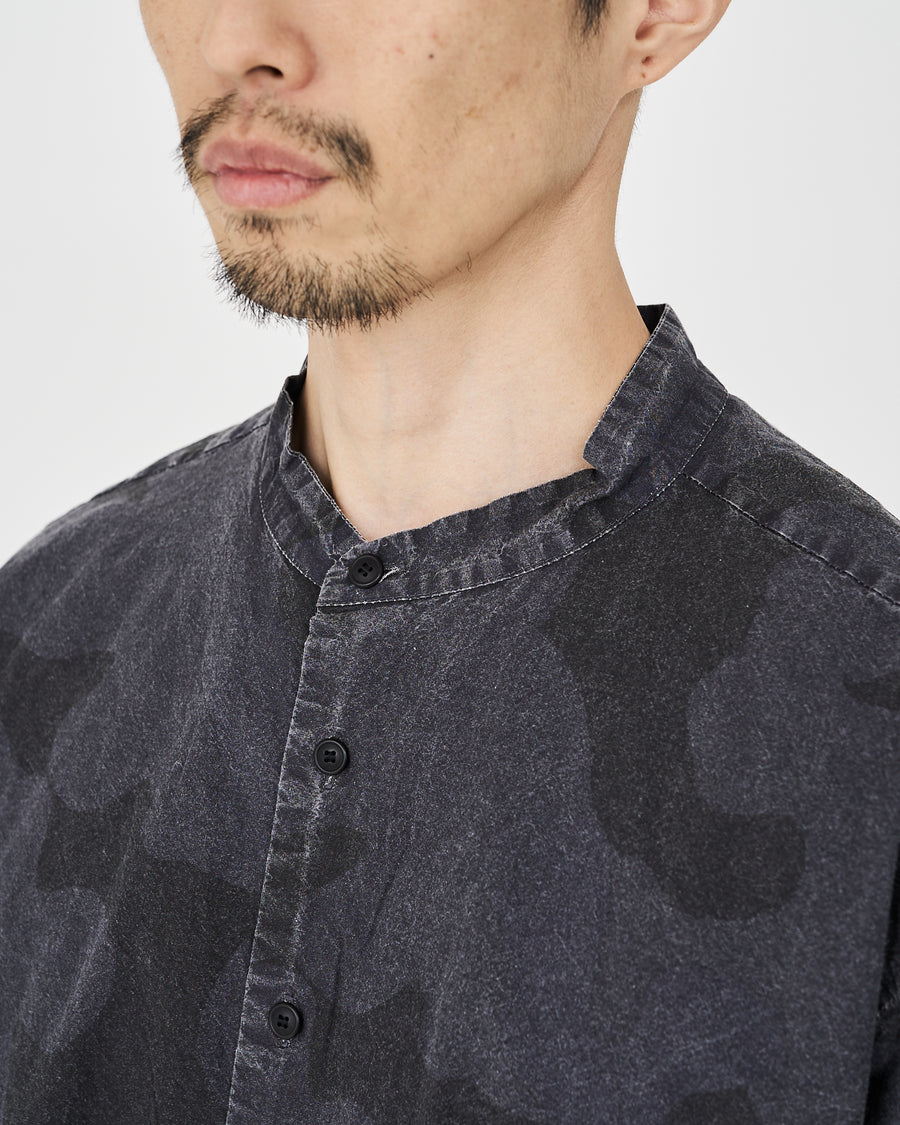 MAO COLLAR FELIX SHIRT CAMO