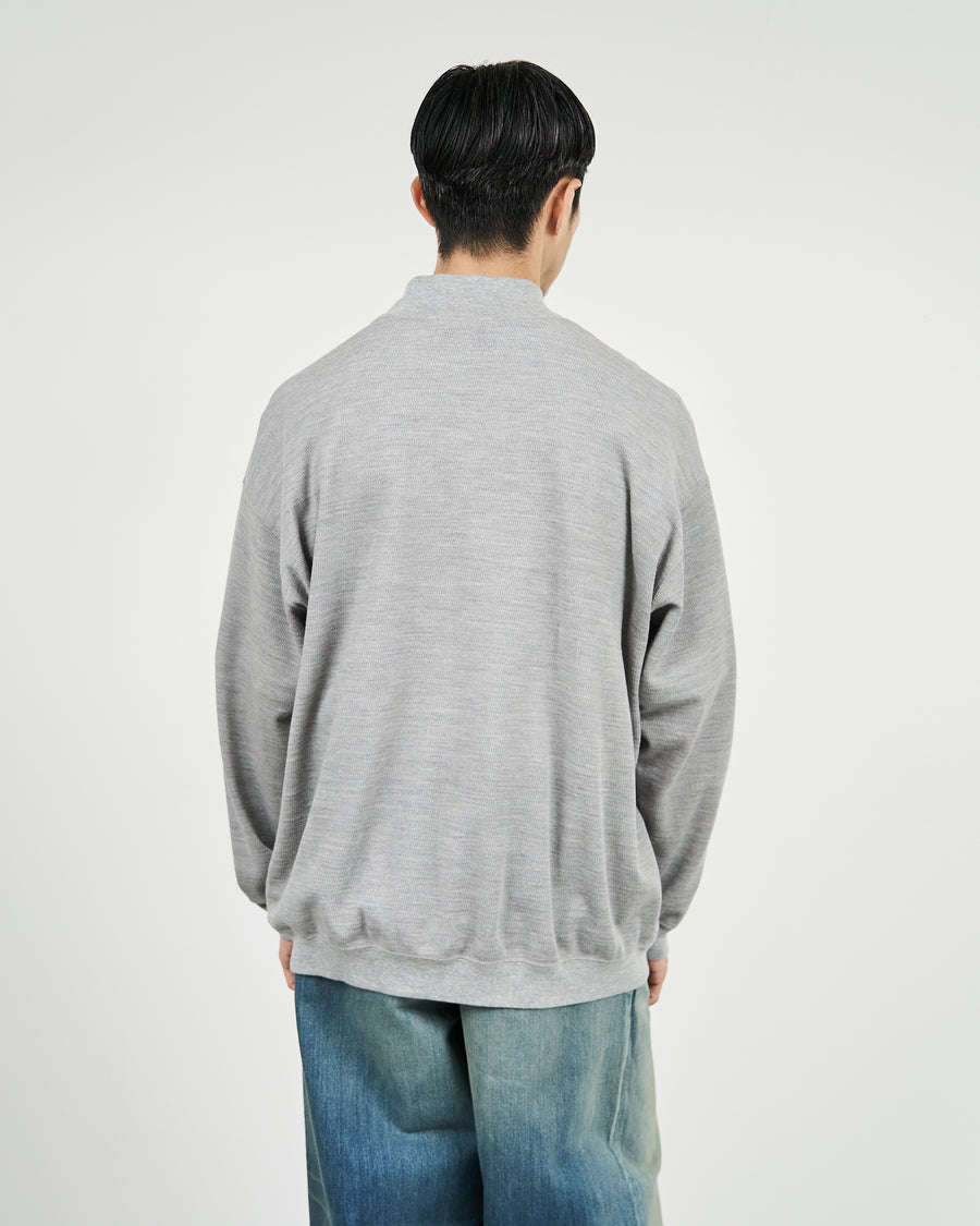 -SALE- Wool Honeycomb Mock Neck Thermal