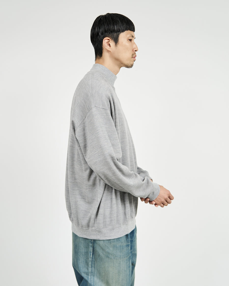 -SALE- Wool Honeycomb Mock Neck Thermal