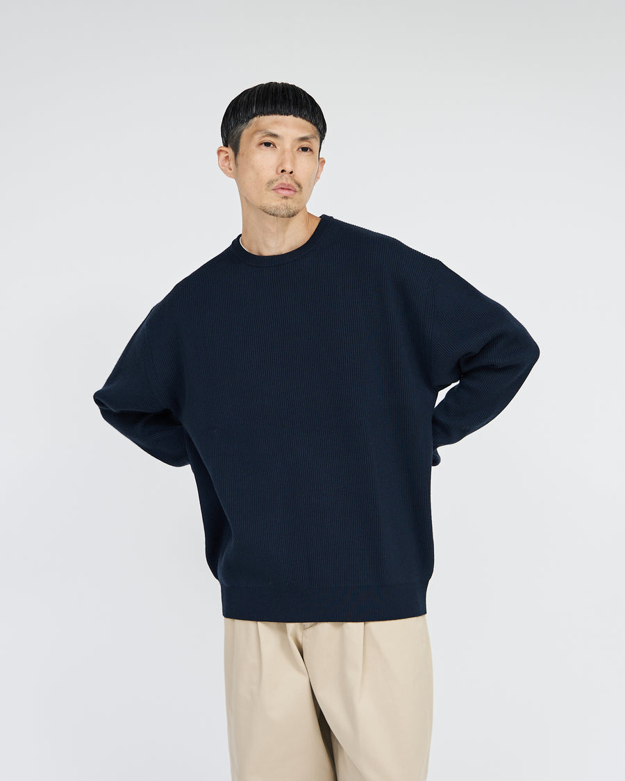 15,400円23AW Graphpaper  HIGH DENSITY CREW NECK