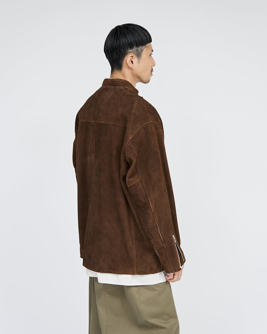 Goat Suede Single Riders Jacket