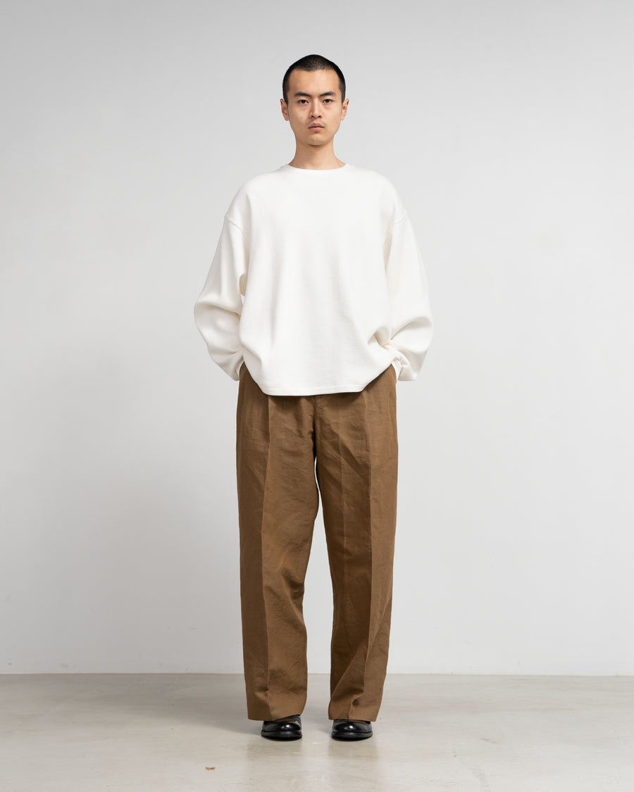 -SALE- DOUBLE PLEATED WIDE TROUSERS