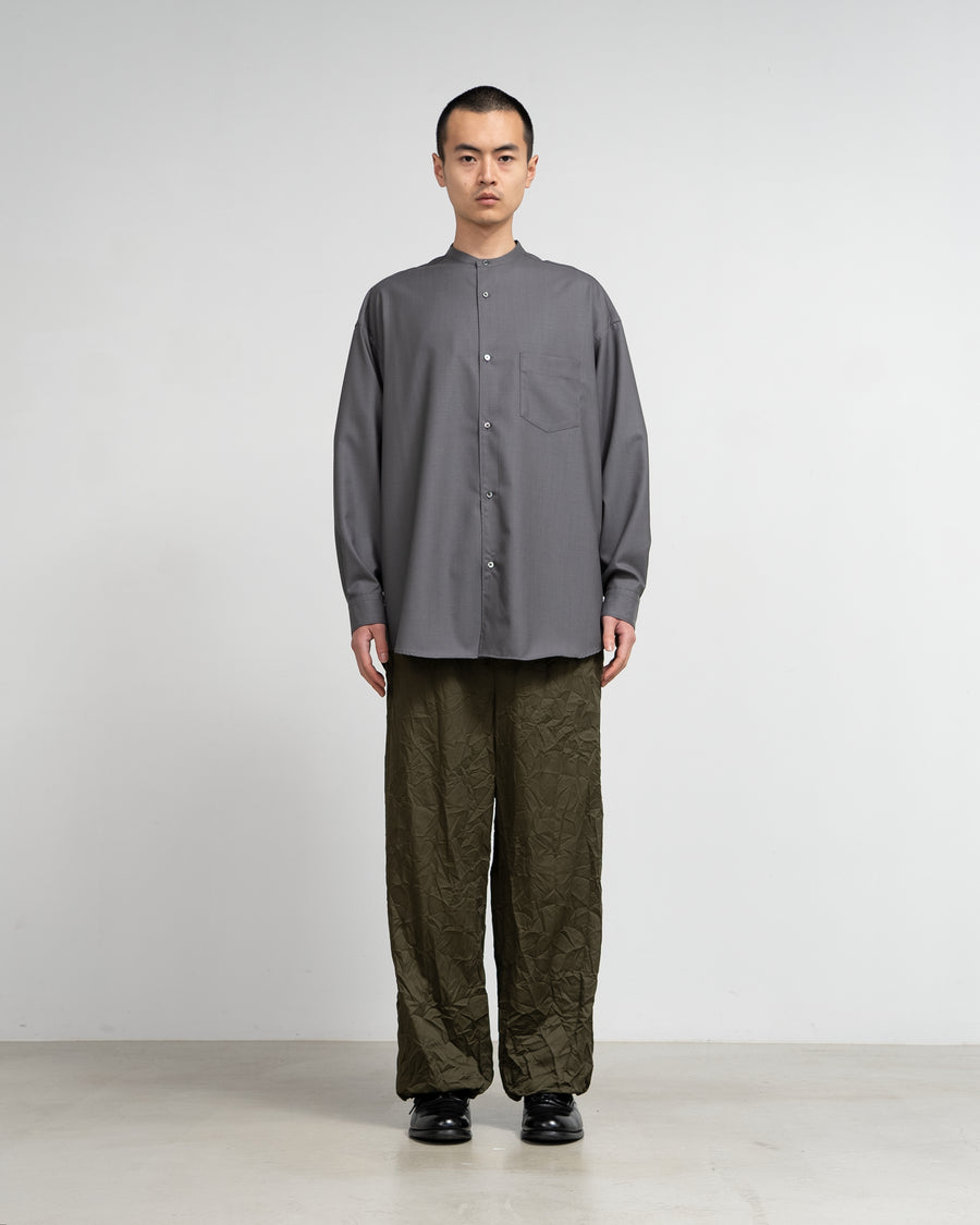 Wide lounge pants (crease finish)