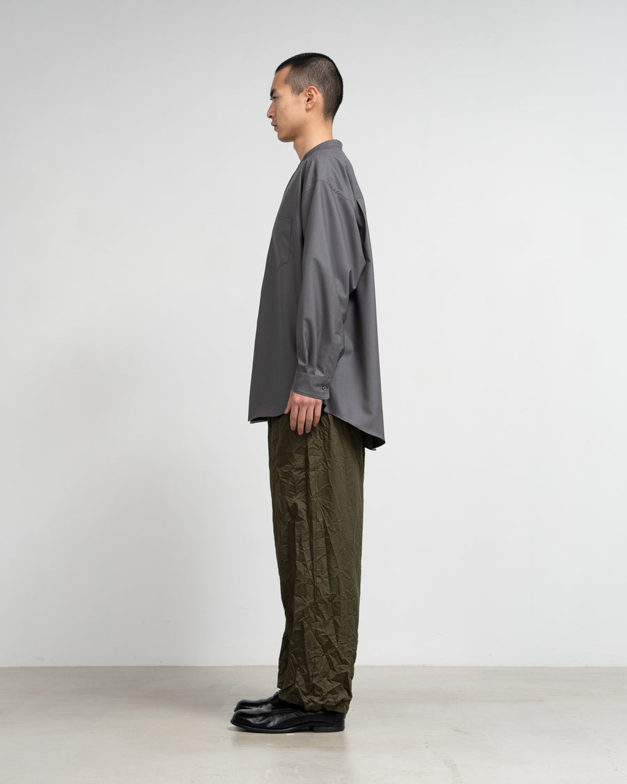 Wide lounge pants (crease finish)