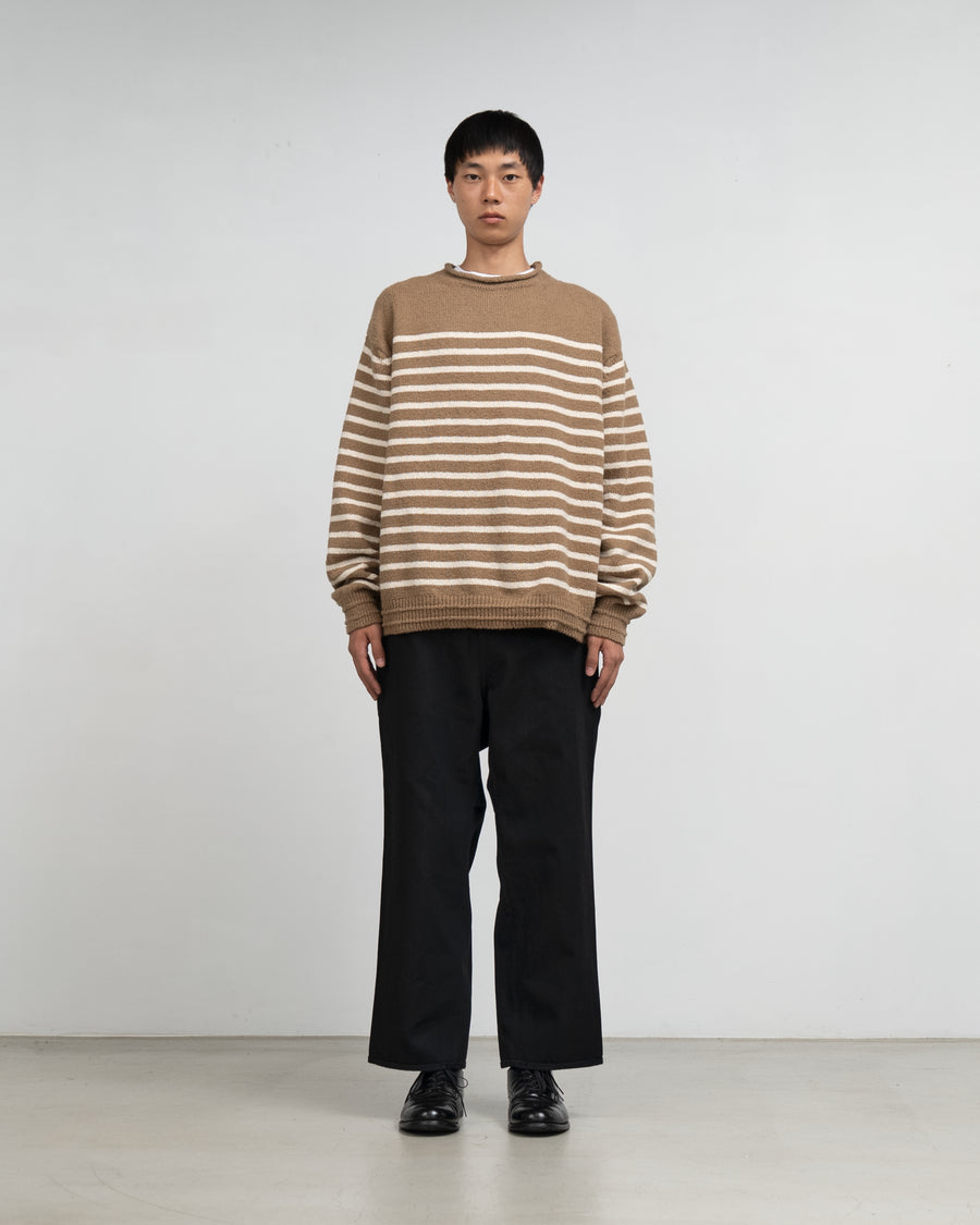 PANEL BORDER SWEATER