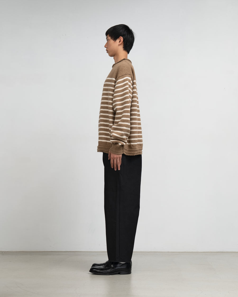 PANEL BORDER SWEATER