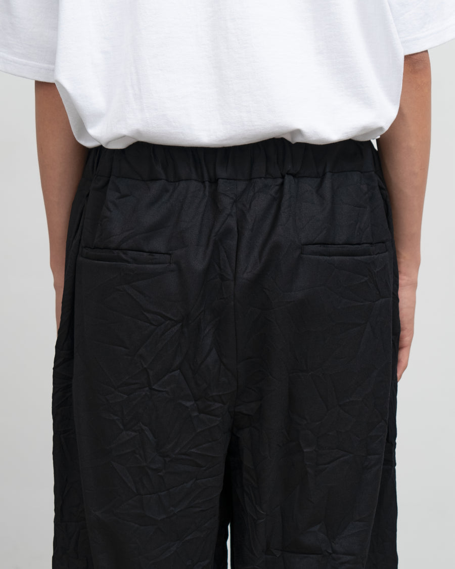 Wide lounge pants（crease finish）