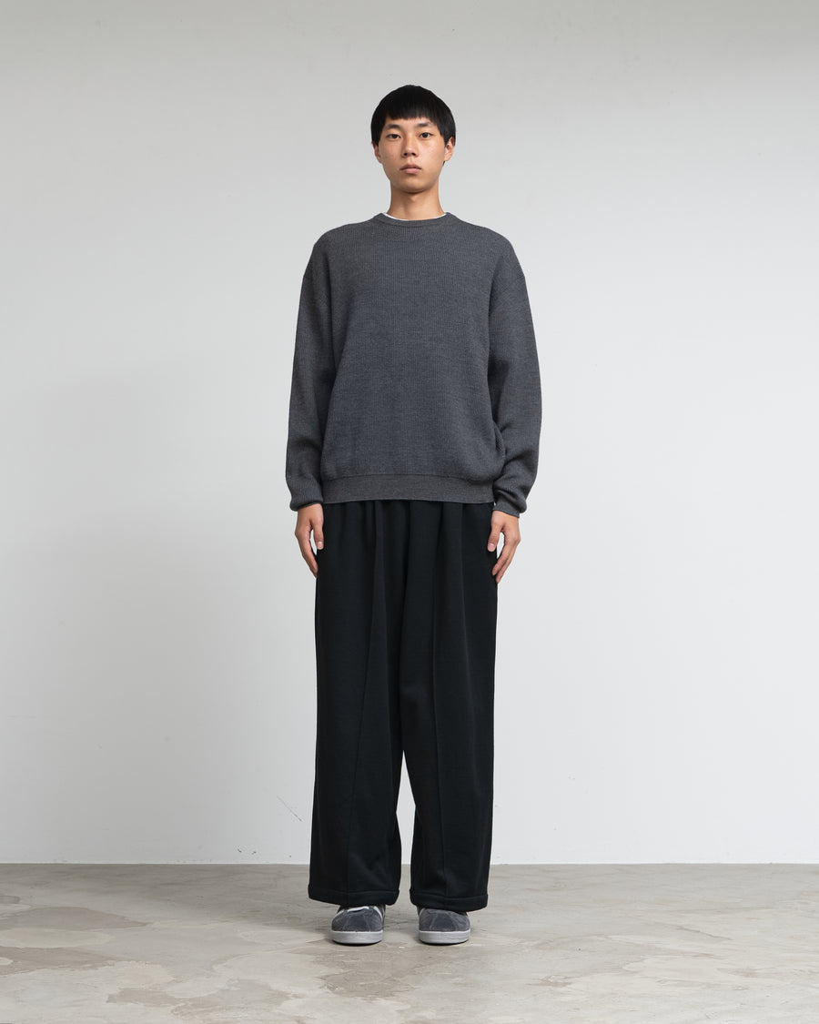 NORMAL EXPERT for Graphpaper  ”1/2 COTTON PANTS BLK”