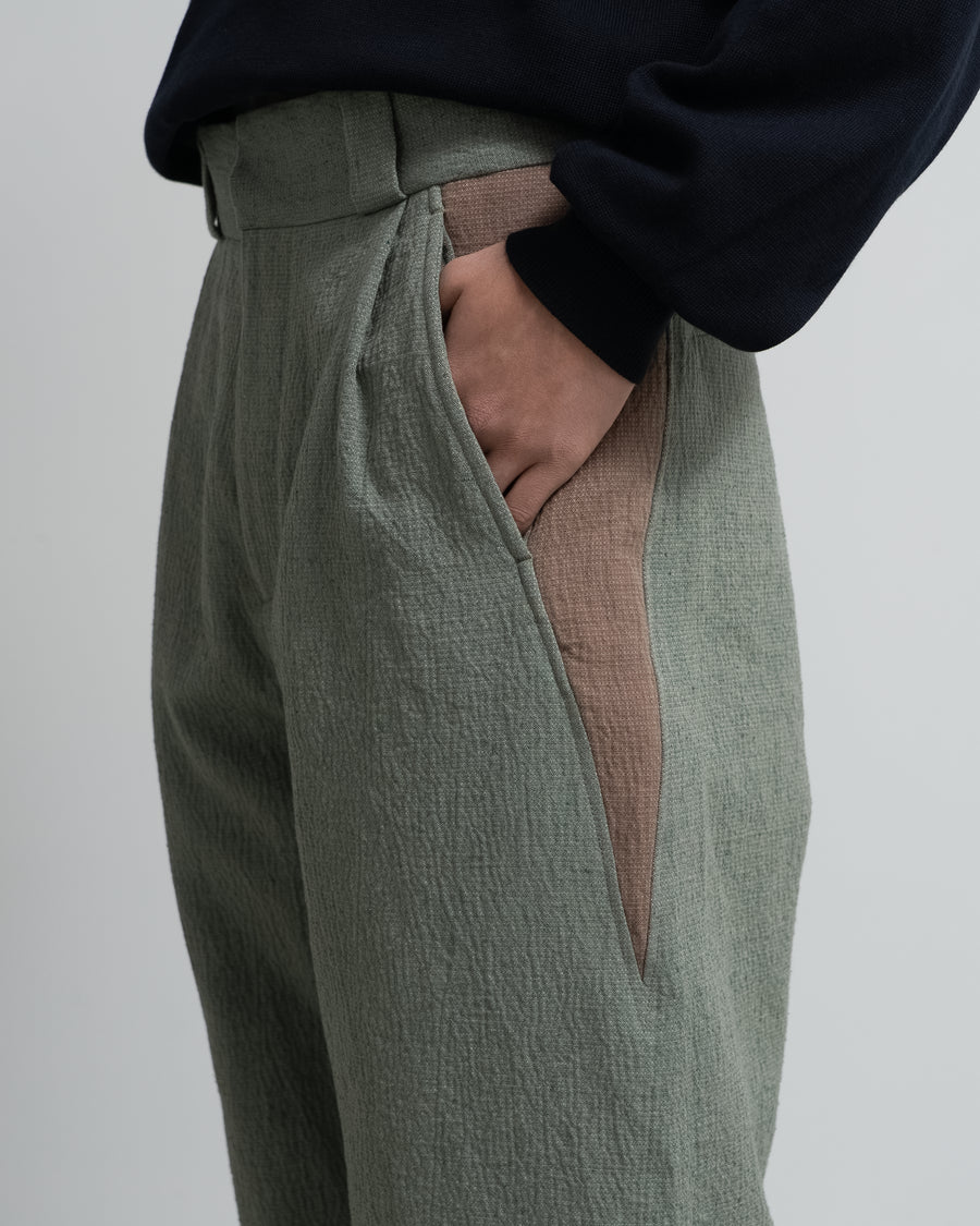 Side seamless Cropped Pants