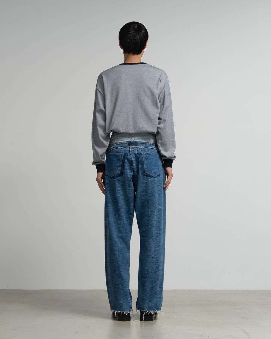 W WAIST DENIM PT - 3B