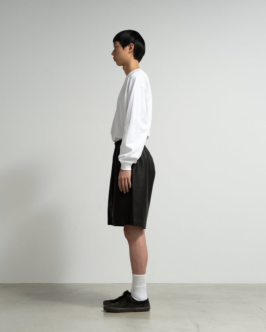 Lamb Leather Track Wide Shorts – Graphpaper