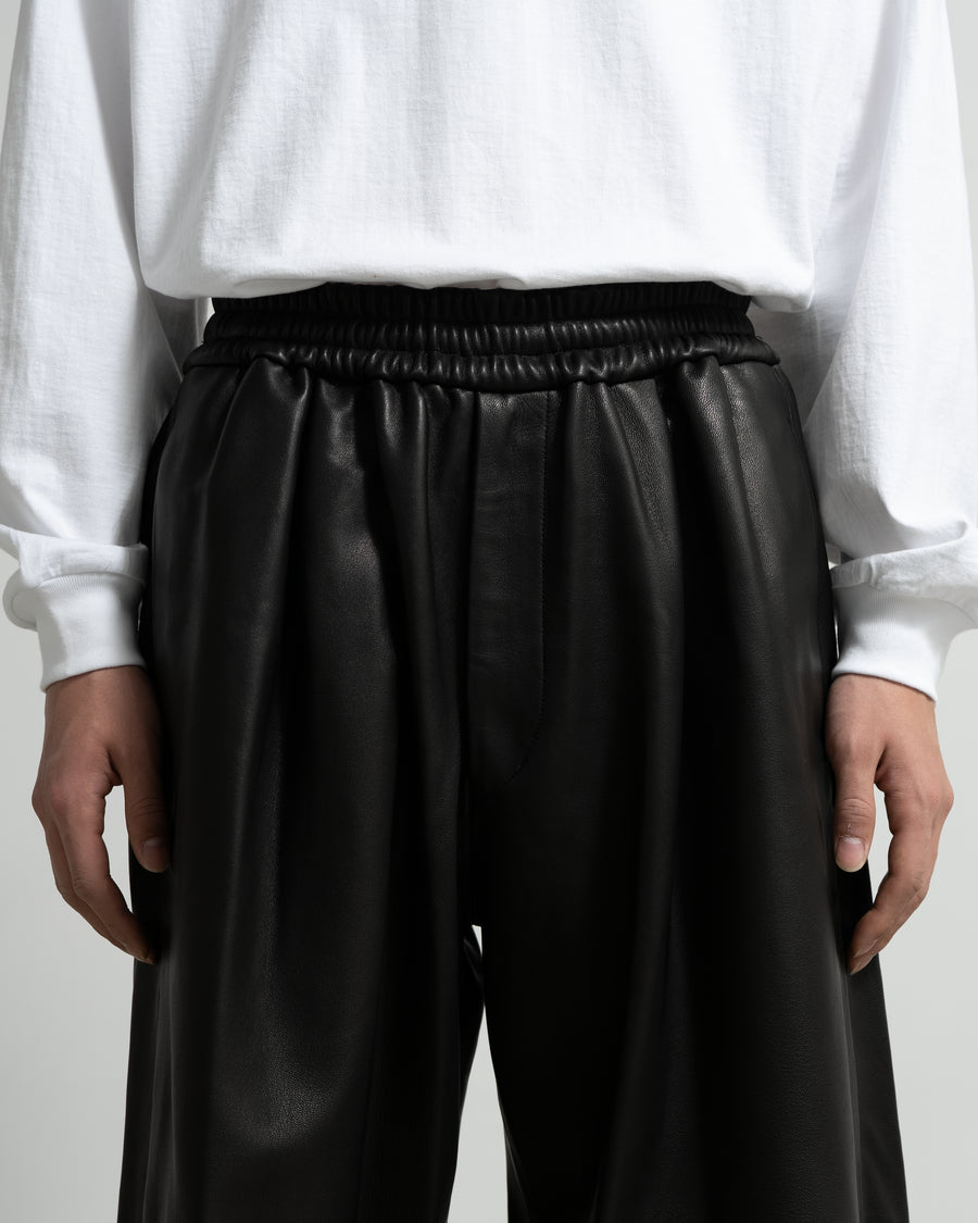Lamb Leather Track Wide Shorts – Graphpaper