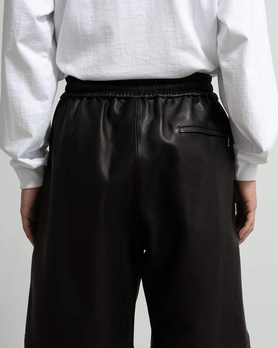 Lamb Leather Track Wide Shorts – Graphpaper
