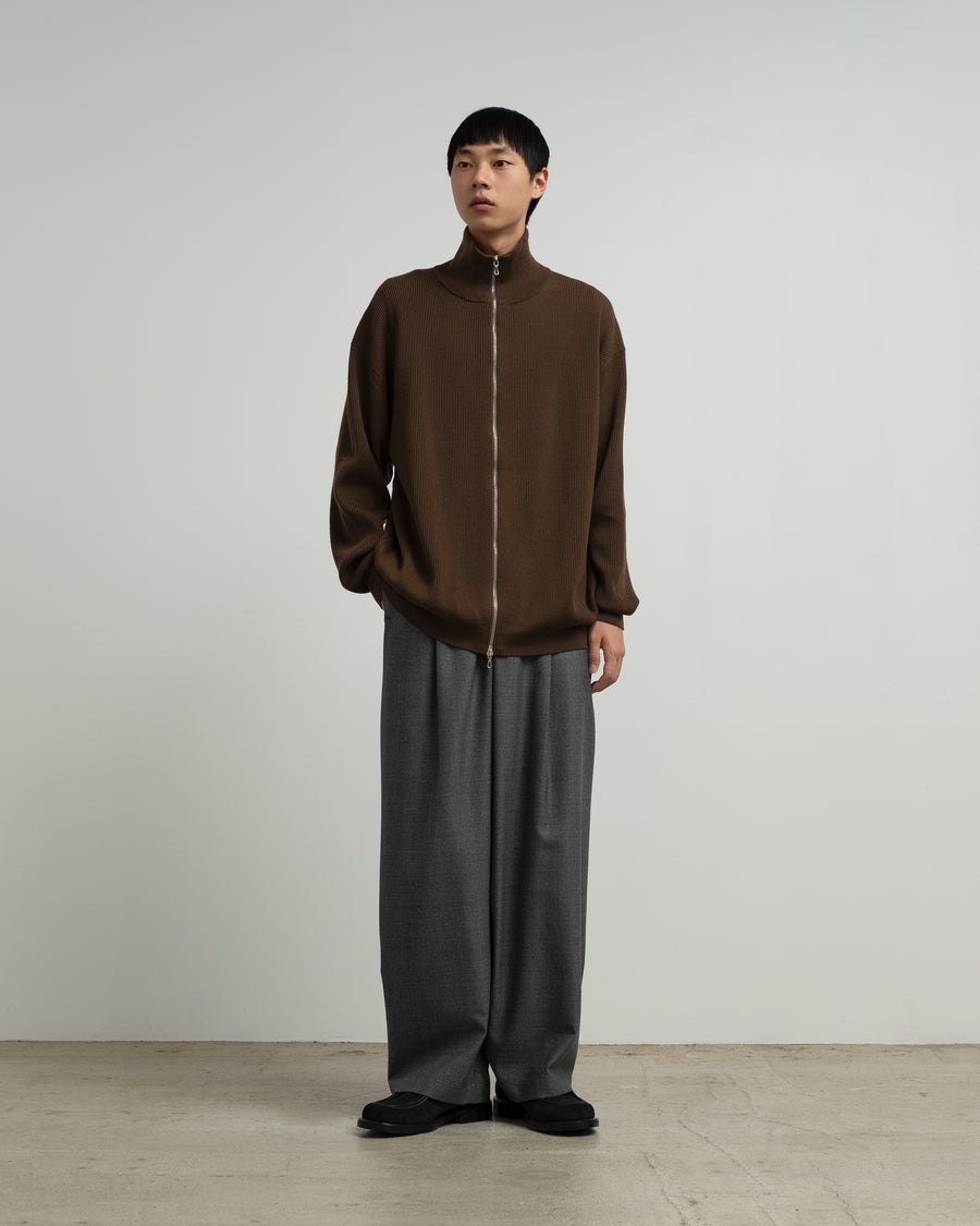 Melange Matt Worsted Side Seamless Trousers – Graphpaper