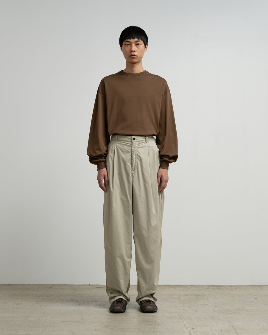 Garment Dyed Typewriter Oversized Slacks – Graphpaper