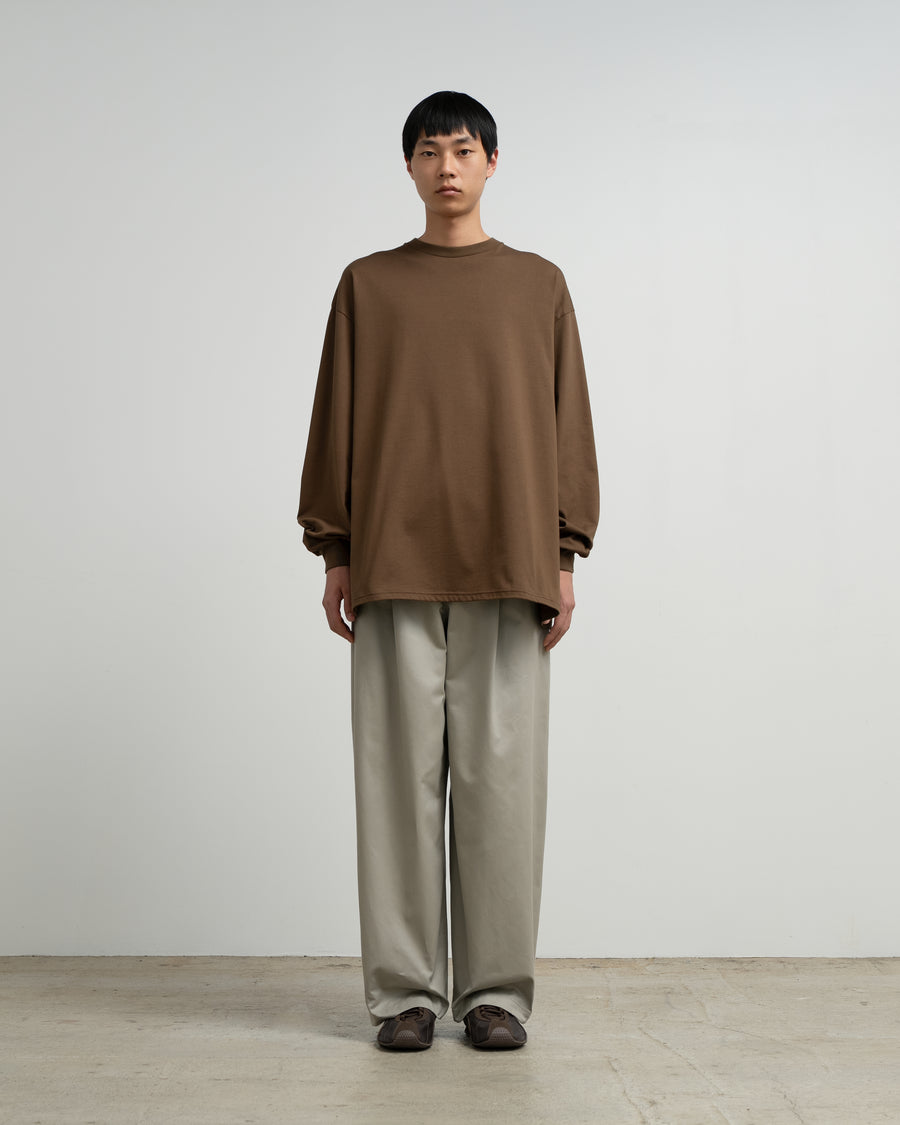 サーマン Tri Spun Cotton L/S Oversized Tee – Graphpaper