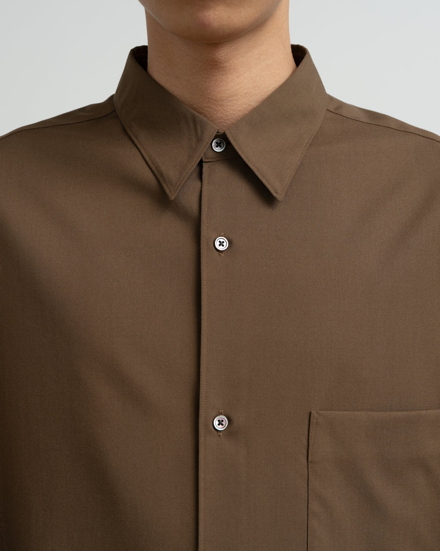 Extra Fine Wool L/S Oversized Regular Collar Shirt – Graphpaper