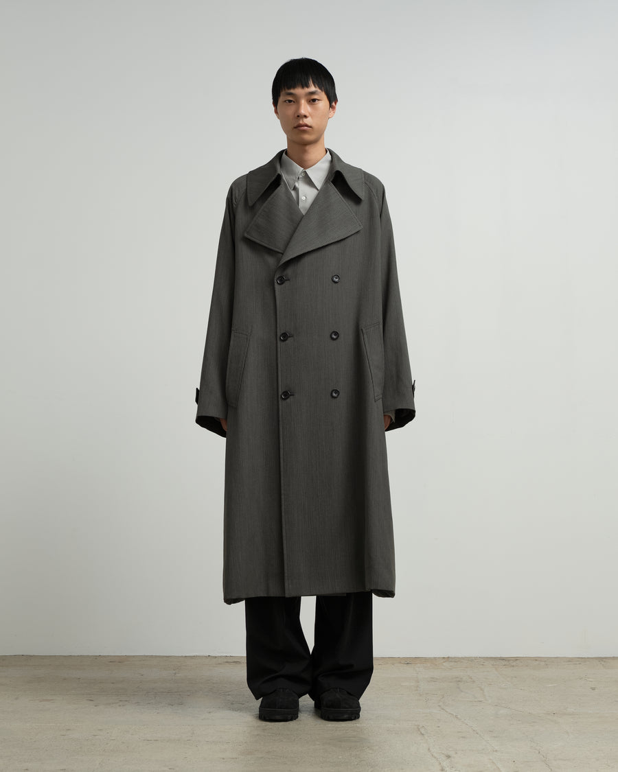 Melange Pique Insulated Trench Coat – Graphpaper