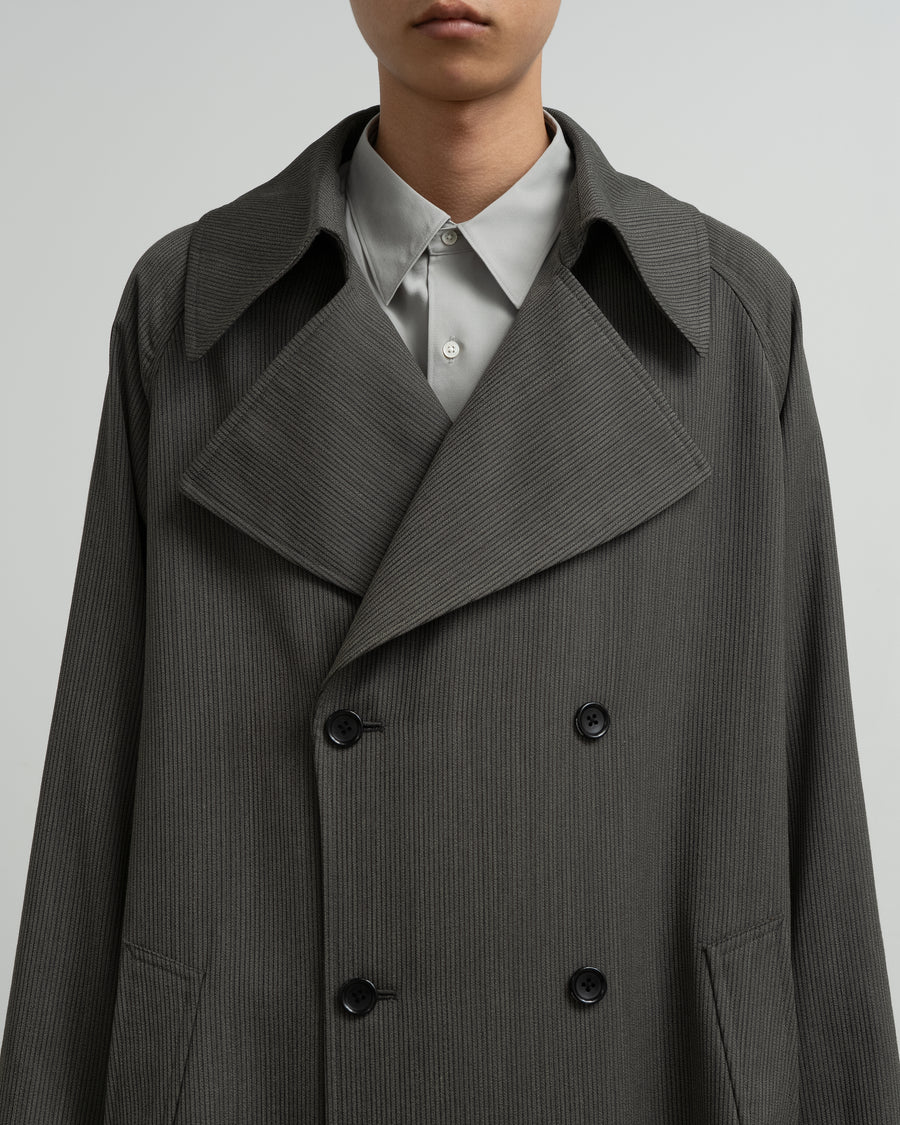 Melange Pique Insulated Trench Coat – Graphpaper