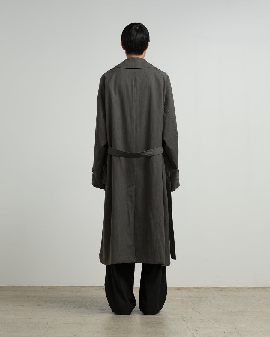 Melange Pique Insulated Trench Coat – Graphpaper