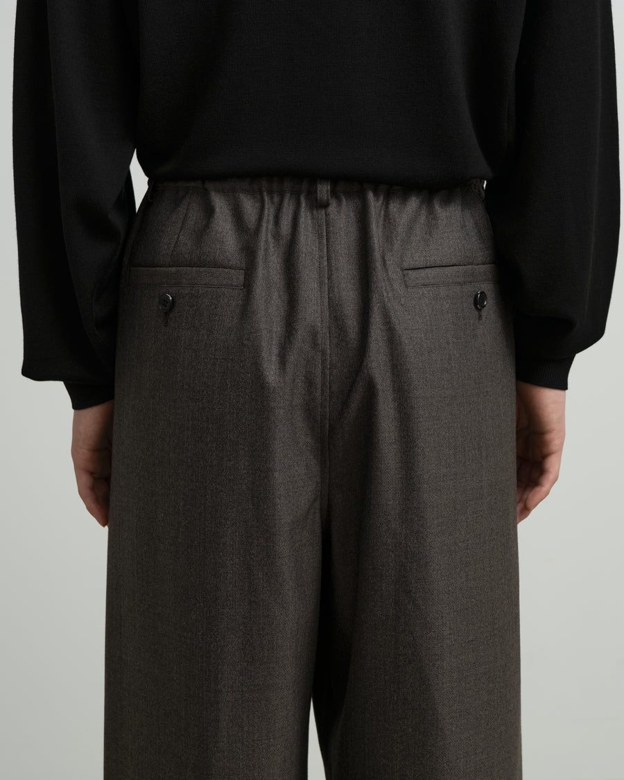 Melange Matt Worsted Side Seamless Trousers – Graphpaper
