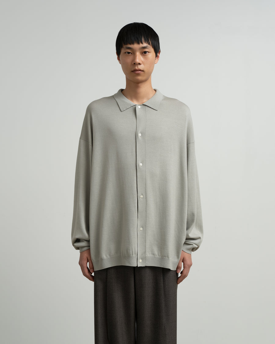 トップス Graphpaper High Gauge Oversized L/S Knit Shirts – Graphpaper