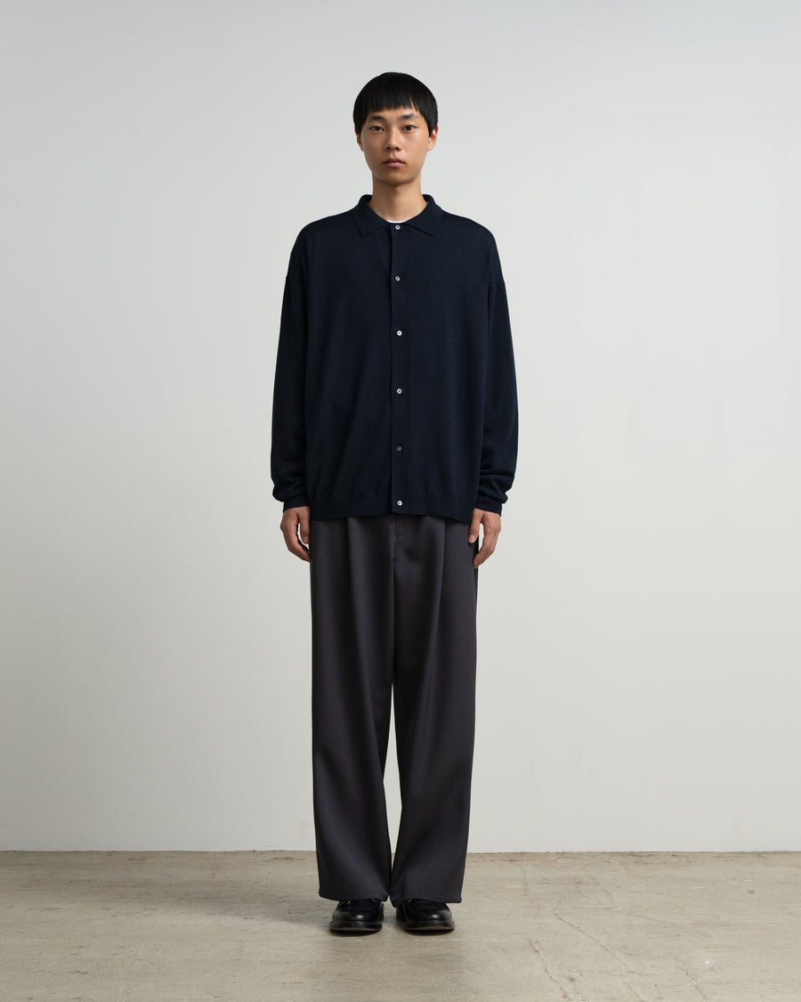 NKNIT high gauge wool KNIT shirt サイズ① High Gauge Oversized L/S Knit Shirts – Graphpaper