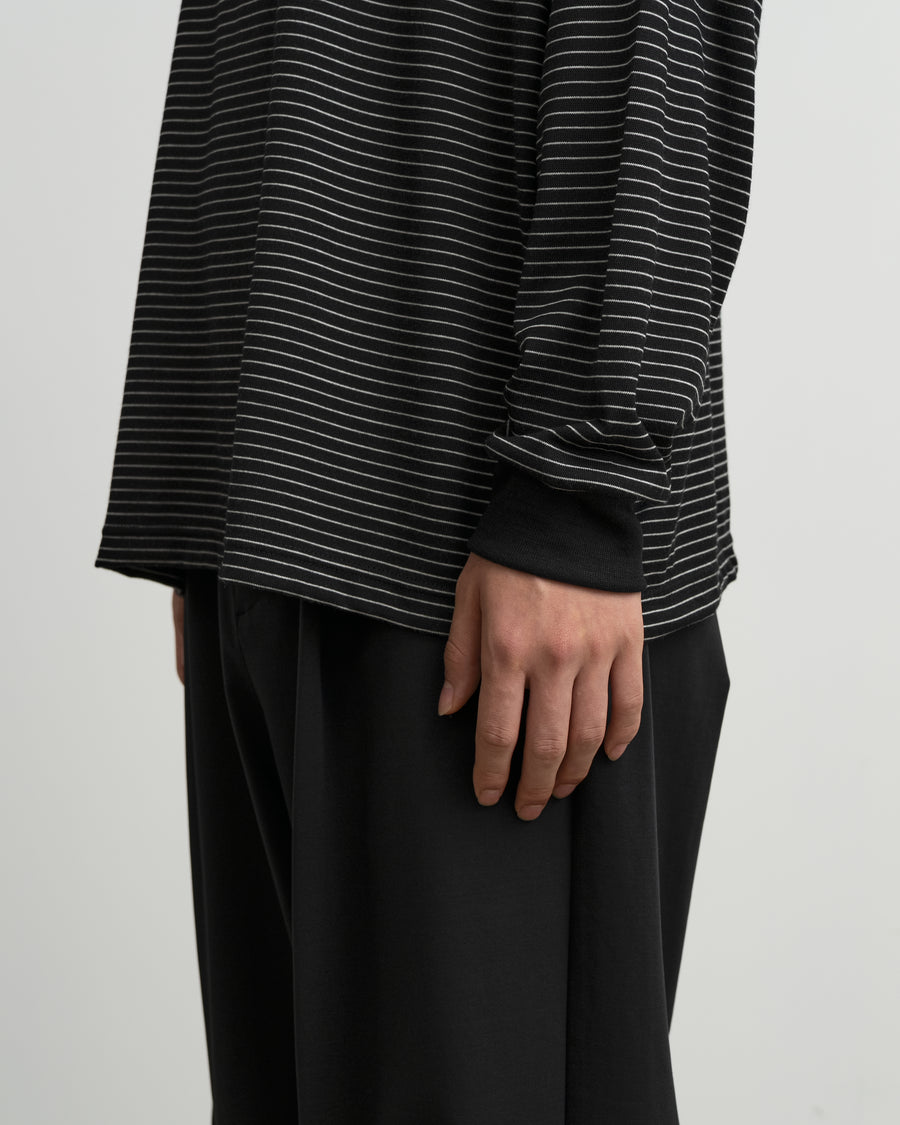 Fine Wool Border L/S Turtle Neck Tee – Graphpaper
