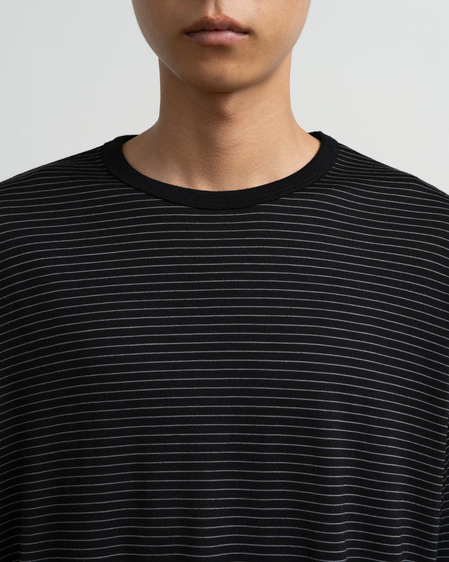 Fine Wool Border L/S Crew Neck Tee – Graphpaper