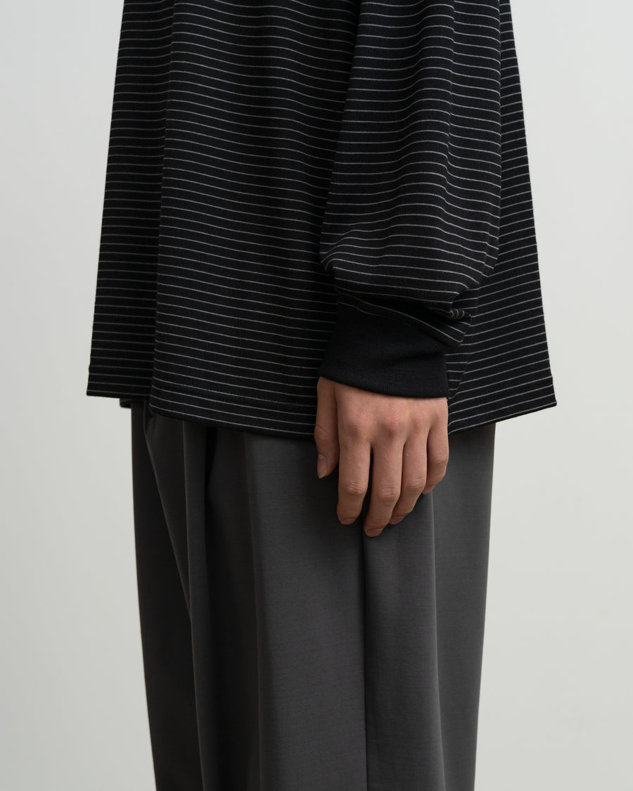 Fine Wool Border L/S Crew Neck Tee – Graphpaper