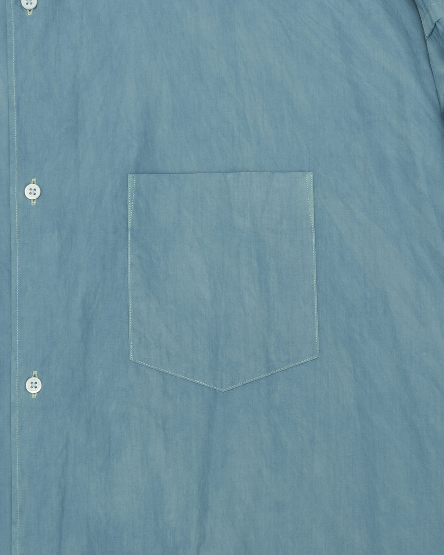 ALUMO for GP L/S Oversized Band Collar Shirt – Graphpaper