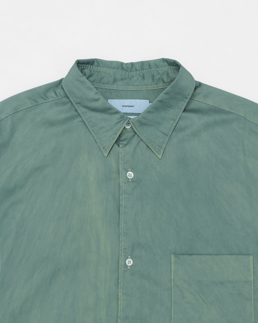 Silicon Poplin Oversized Regular Collar Shirt – Graphpaper
