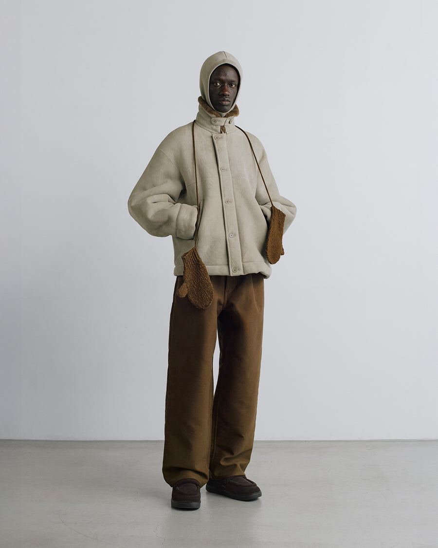 Cotton Double Serge Two Tuck Pants – Graphpaper