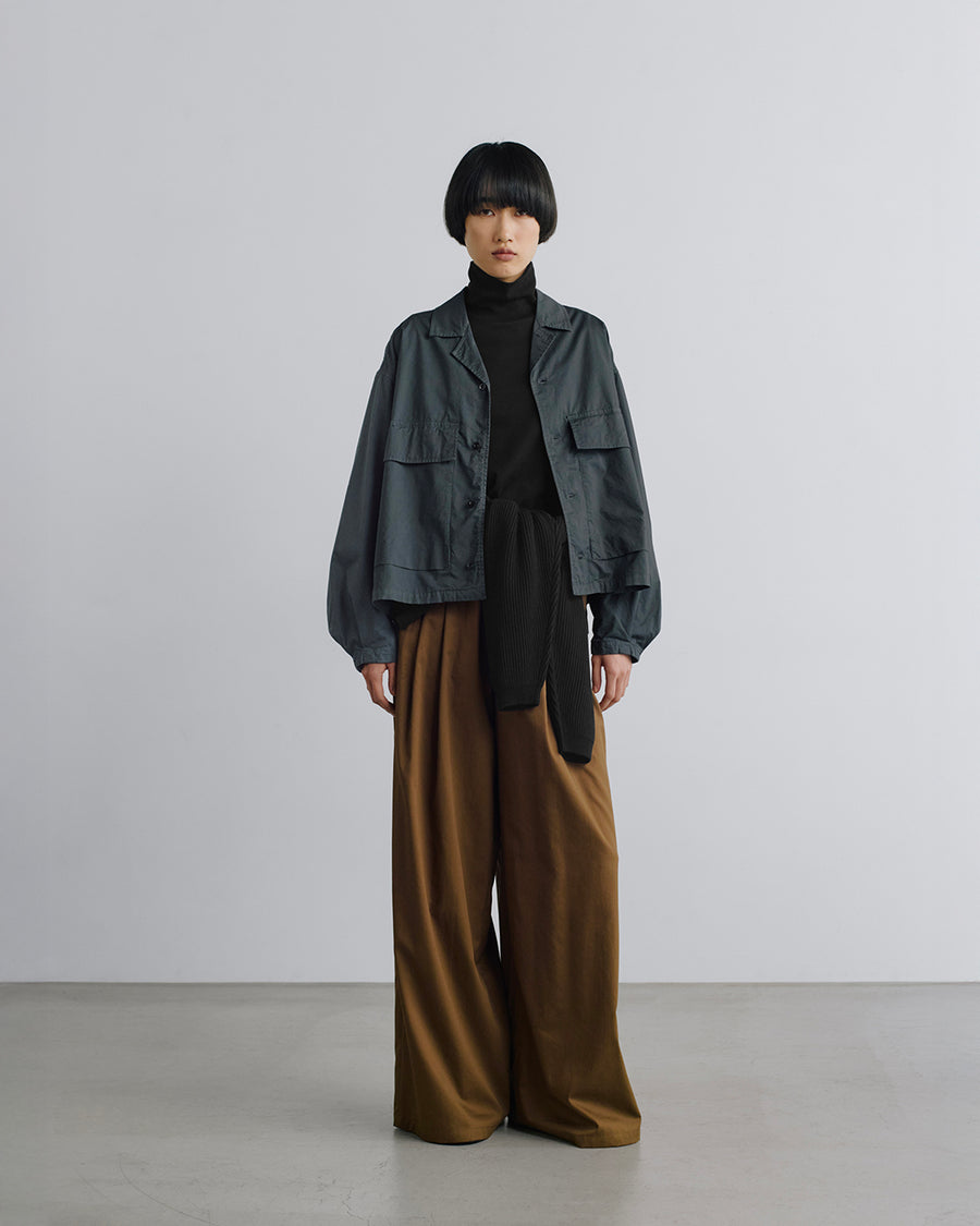 Silicon Poplin Two Tuck Easy Wide Pants – Graphpaper