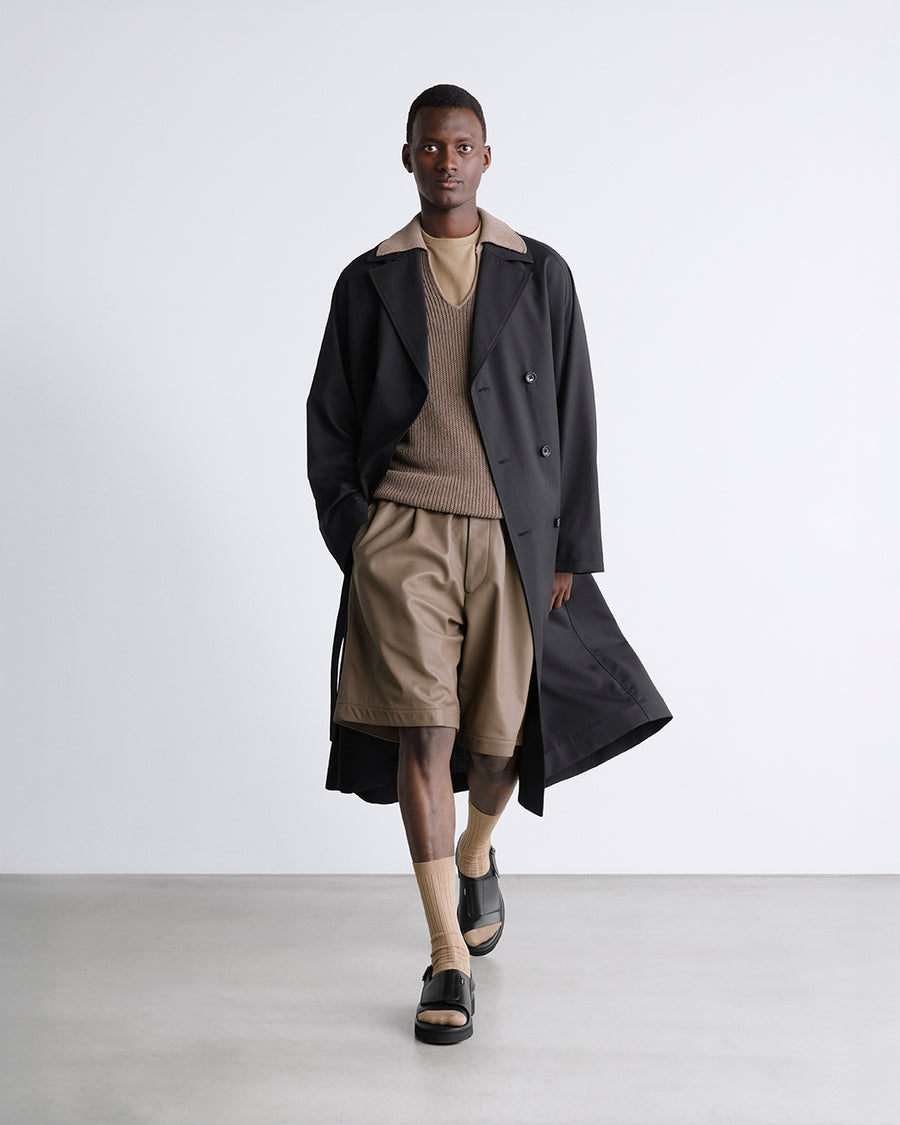 Melange Herringbone Trench Coat – Graphpaper