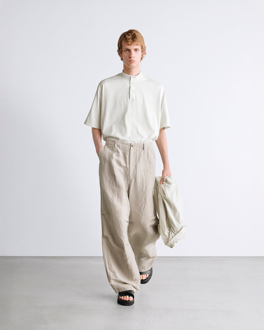 26SS/Graphpaper/リネンミリタリーショーツ/サイズ2/IVORY Linen Cupro Hopsack Military Pants – Graphpaper