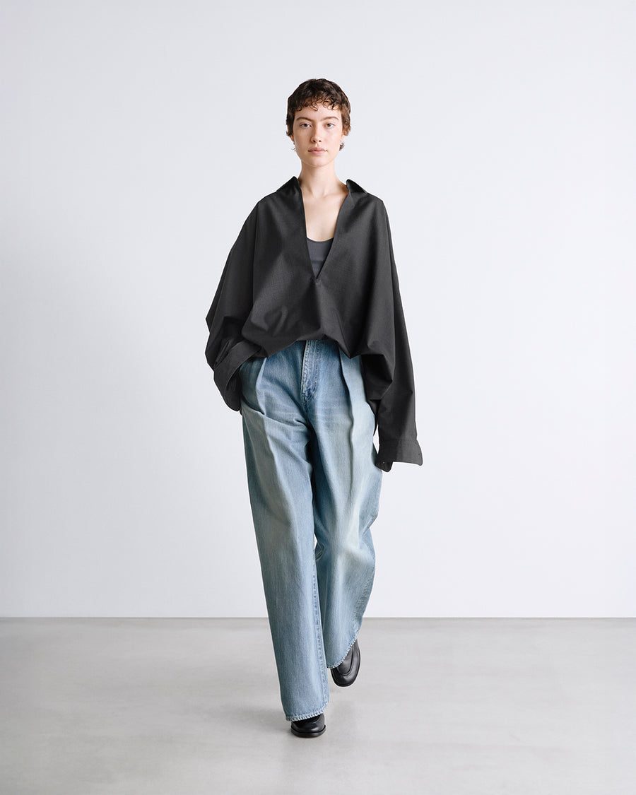 Fine Heather Wool L/S Skipper Shirt – Graphpaper