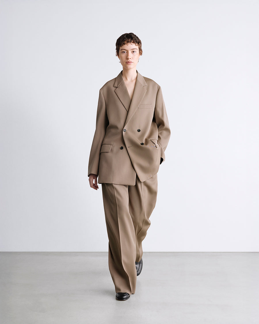 Resin Wool Gabardine Oversized Double Jacket – Graphpaper